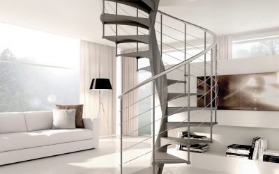 Hromos – inox kružne stepenice